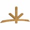 Ekena Millwork Alberta Rough Sawn Timber Gable Bracket, Western Red Cedar, 96"W x 36"H x 4"D x 4"F, 9/12 Pitch GBW096X36X0404ALB00RWR - alternate 2